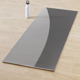 Svartvit Abstrakt Yoga Mat