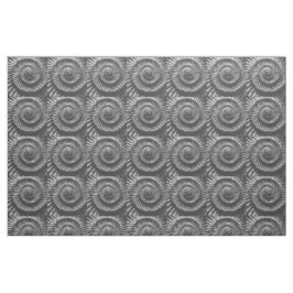 Svartvit ammonite tyg