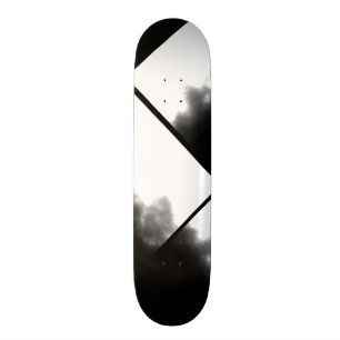 Svartvit anpassade för bläckLookdäck Old School Skateboard Bräda 18 Cm