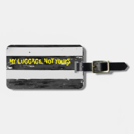 Svartvit Bagagebricka