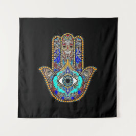 Svartvit bakgrundsbild för Hamsa Design