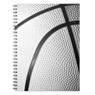 Svartvit basket anteckningsbok