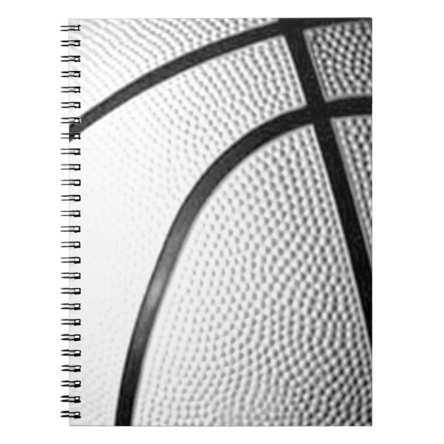 Svartvit basket anteckningsbok (Framsidan)