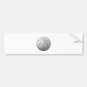 Svartvit basket bildekal