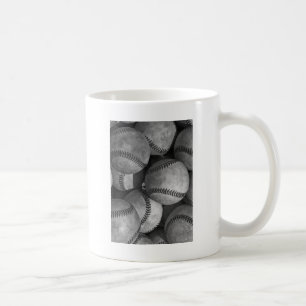 Svartvit basket kaffemugg
