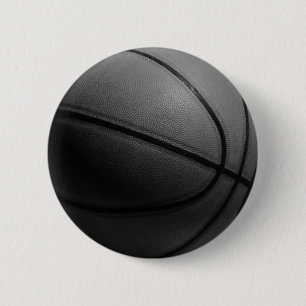 Svartvit basket knapp