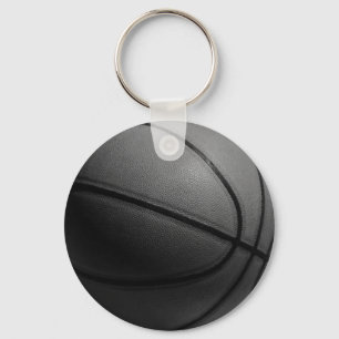 Svartvit basket nyckelring