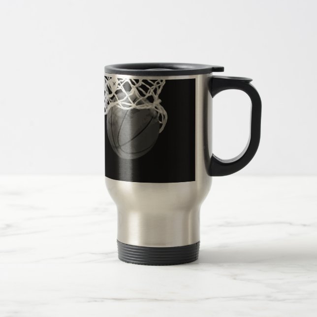 Svartvit basket resemugg (Höger)