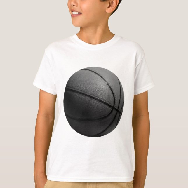 Svartvit basket tee (Framsida)