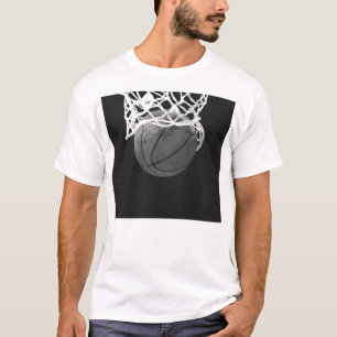 Svartvit basket tee shirt