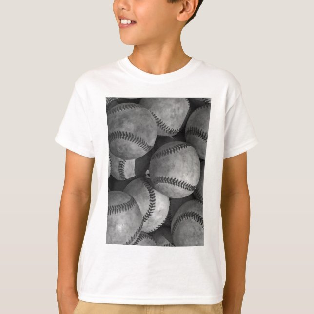 Svartvit basket tee shirt (Framsida)