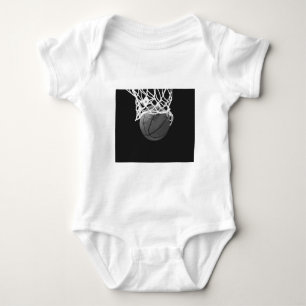 Svartvit basket tröja