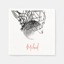 Svartvit basketboll, Boll och ditt namn