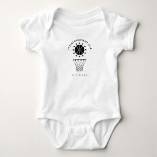 Svartvit basketsportutrustning Mönster T Shirt