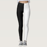 Svartvit bensin leggings<br><div class="desc">Underbar för en kostym eller vilken dag som helst. Halv svart,  halva anpassningsbar färg av ditt val.</div>