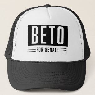 Svartvit BETO för senatlastbilsförarelock Keps
