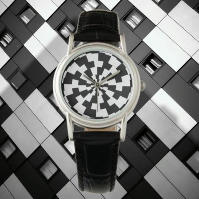 Svartvit bild armbandsur (Skapare uppladdad)