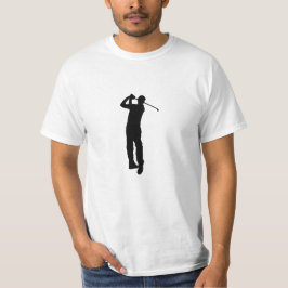 Svartvit Bild i Golfer T Shirt