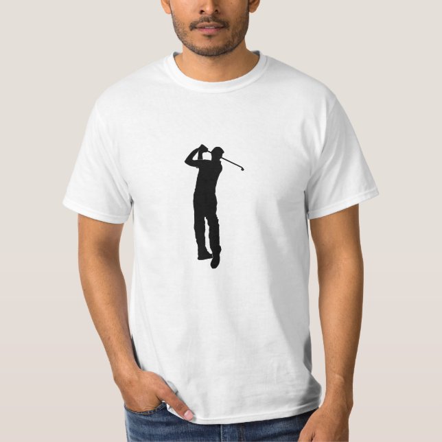 Svartvit Bild i Golfer T Shirt (Framsida)