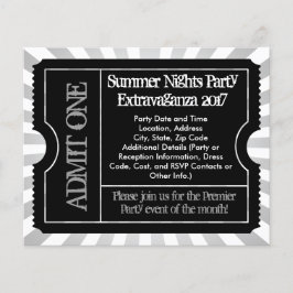 Svartvit Biljett-fläktar, Anpassningsbar-utskrift Flygblad