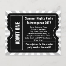 Svartvit Biljett-fläktar, Anpassningsbar-utskrift