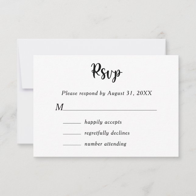 Svartvit Blommigt botaniskt monogram par Namn OSA Kort (Framsida)