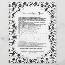 Svartvit Blommigt Nytt Möhippa Game