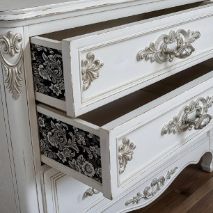 Svartvit botaniskt Poster eller avsvärja Pappert