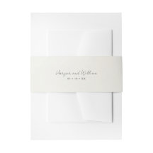 svartvit bröllopsinbjudan