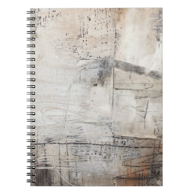 Svartvit & Bronze Anteckningsbok (Framsidan)