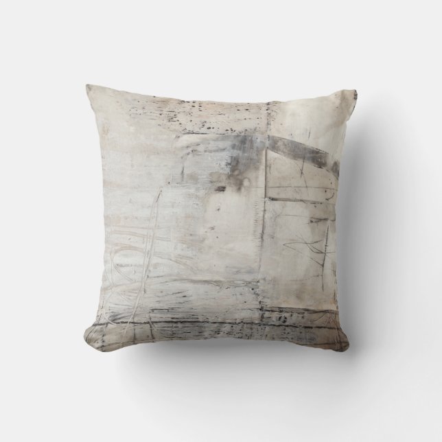 Svartvit & Bronze Kudde (Framsida)