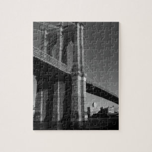 Svartvit Brooklyn Bridge Pussel