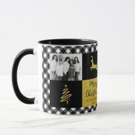 Svartvit Buffalo Play Guld Helgdag Photo Mugg