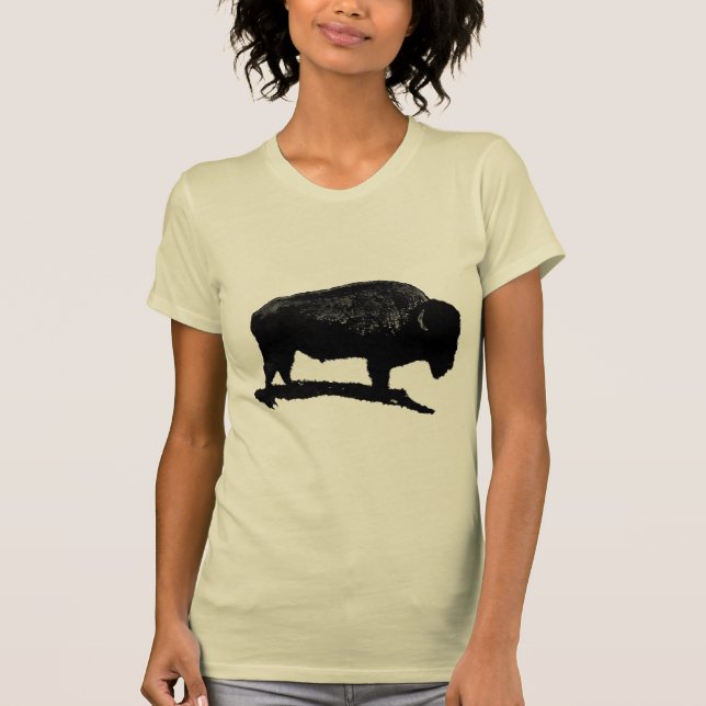 Svartvit buffalo tröja (Framsida)