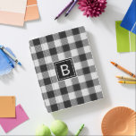 Svartvit buffelkontroll Monogrammed iPad Skydd<br><div class="desc">Trendiget Black and White Buffalo Check iPad Case med Monogram är perfekten för att skydda din värdefulla teknik. Du kan enkelt anpassa fodral med ditt ursprungliga program med Zazzles enkla använda-design verktyg. Fodral ingår i en samling.</div>