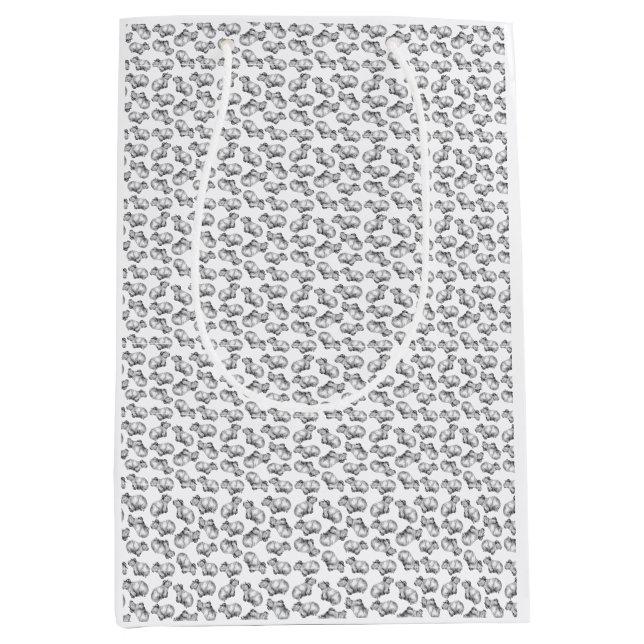 Svartvit Capybara (Framsidan)