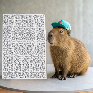 Svartvit Capybara