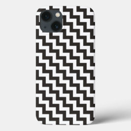Svartvit Chevrons Samsun Galaxy Note 4 Fodral