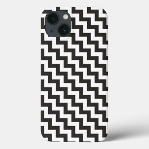 Svartvit Chevrons Samsun Galaxy Note 4 Fodral