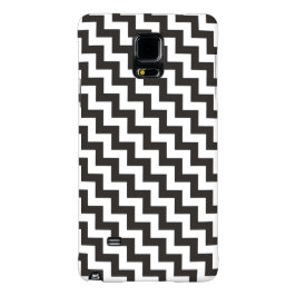 Svartvit Chevrons Samsun Galaxy Note 4 Fodral