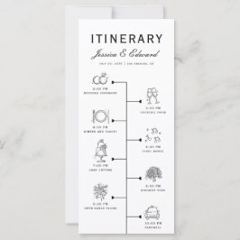 Svartvit Chic i bröllop i det kontinentala Party-p