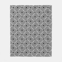 Svartvit cirkel, Ring-spider OpArt Mönster