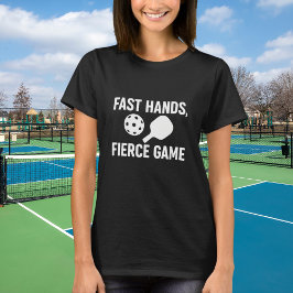 Svartvit citat av ickleball t shirt