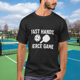 Svartvit citat av ickleball t shirt