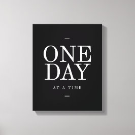 Svartvit citat från Student Canvastryck