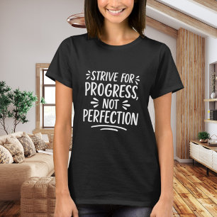 Svartvit citattecken - motivation t shirt