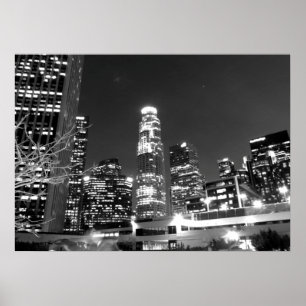 Svartvit Cityscape 13 Poster