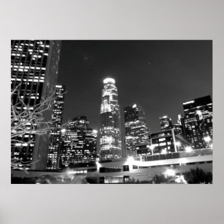 Svartvit cityscape 13 poster