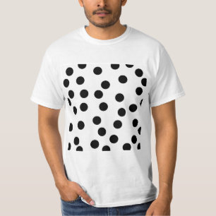 Svartvit Dalmatian fläckmodell T Shirt