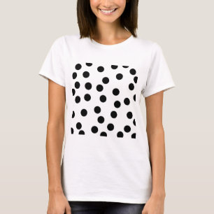 Svartvit Dalmatian fläckmodell Tee Shirt